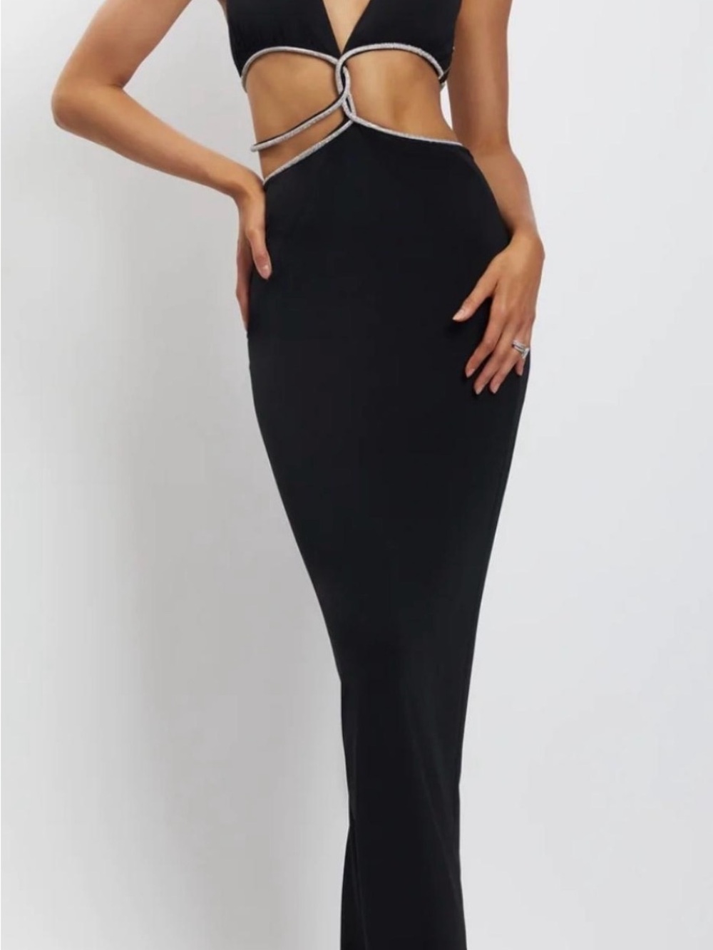 Meshki Nichq Diamanté Cut Out Maxi